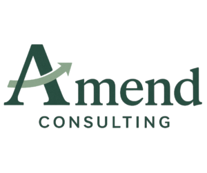 Text is displayed on a series of white panels arranged in a corridor with an arched ceiling. The text is in a bold, black font and appears to discuss professional organization and social responsibility, based on Finnish language text. The background consists of white brick walls and a white ceiling illuminated by recessed lighting.